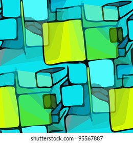 abstract (EPS 8) art squares seamless background texture