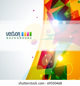 abstract eps10 arte de diseño de fondo colorido