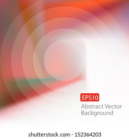 abstract EPS10 red and green background with gradient circles