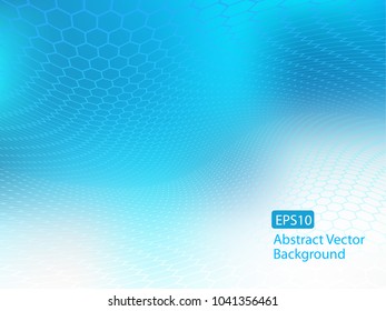 Abstract EPS10 vector cool blue hexagon design background template perfect for healthcare, medical and science and various websites, artworks, graphics, cards, banners, ads and much more. 