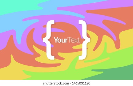 Abstract EPs10 Vector Design Template  Graphics for Your Information Page