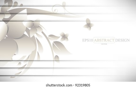 abstract eps10 vector elegant floral design