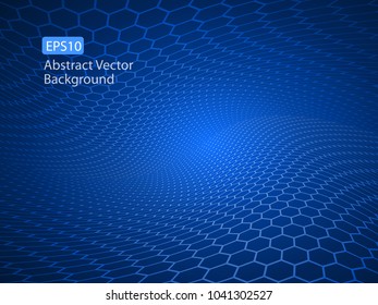 Abstract EPS10 vector faded blue hexagon design background template perfect for healthcare, medical and science and various websites, artworks, graphics, cards, banners, ads and much more. 