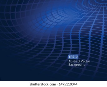 Abstract EPS10 vector image of dark blue smooth twist of light and rectangles design. Created in hi-resolution suitable for background, 
web banner or design element. Plenty of copy space.

