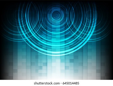 Abstract Equalizer Digital sounds wave background vector illustration