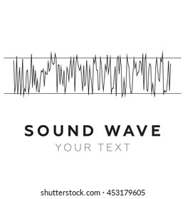 Abstract equalizer. Sound Wave. Audio equalizer eps10