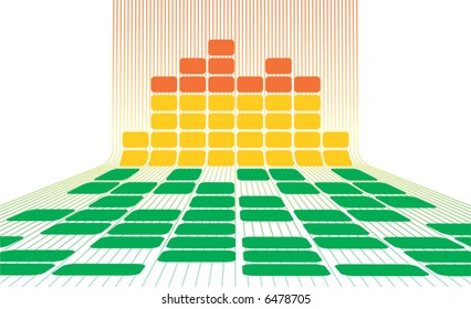 abstract equalizer vector