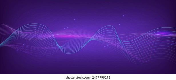 Abstract equalizer wave wallpaper vector design in eps 10