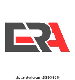 Abstract ERA alphabet vector logo