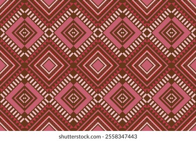 Abstract Ethnic Art, Geometric Design, Seamless Pattern, Fabric Pattern, Clothing, Fabric, Pattern, Cover, Carpet Design, Print, Wallpaper, Pattern on Product Surface.