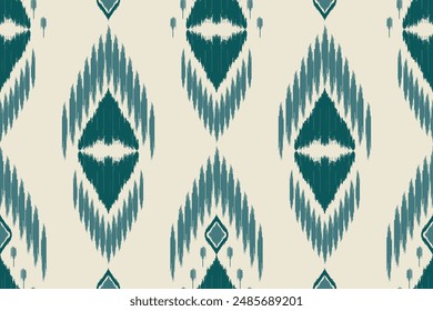 Abstract ethnic art ikat seamless pattern in tribal, folk embroidery and Mexican style. Aztec geometry Graphic Arts, Carpet Design, Wallpaper, Wrapping, Clothing