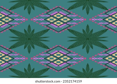 Abstract ethnic aztec geometric pattern design for background.American,mexican,indian,bohemian style.vector,illustration,fabric,clothing,carpet,textile,wrapping,batik,embroidery,knitwear,ikat