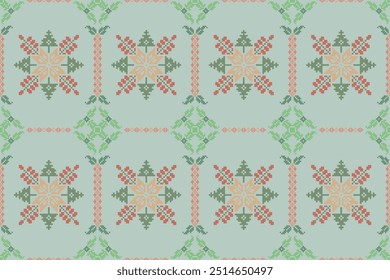 Abstract ethnic aztec geometric pattern design for background.American,mexican,indian,bohemian style.vector,illustration,fabric,clothing,carpet,textile,wrapping,batik,embroidery,knitwear,pixel art