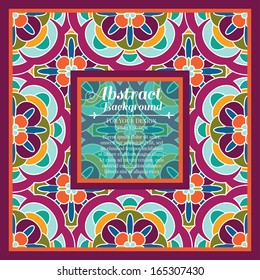 Abstract Ethnic Background For Design