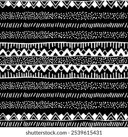 vetor padrão sem emenda de fundo étnico abstrato para finalidade decorativa