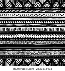 vetor padrão sem emenda de fundo étnico abstrato para finalidade decorativa