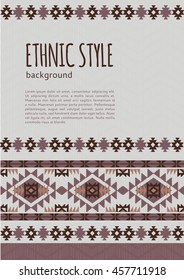 Abstract ethnic background, template for design