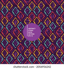 abstract ethnic batik pattern seamless