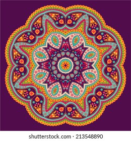 Abstract ethnic element.
