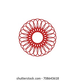 Abstract Ethnic Flower Logo Template IV
