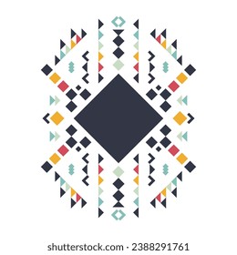 Abstract Ethnic flyer element on white background, Vintage Ethnic, Vector abstract design