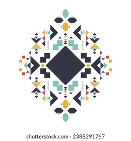 Abstract Ethnic flyer element on white background, Vintage Ethnic, Vector abstract design