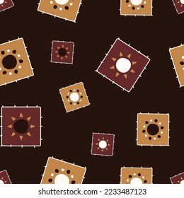 abstract ethnic geometric fabric pattern 012