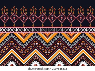 Abstract ethnic geometric flower pattern design pattern for background,fabric,wrapping,clothing,carpet,wallpaper,clothing,wrapping,batik,fabric
