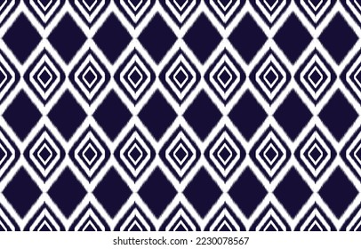 Abstract ethnic geometric ikat pattern. oriental African American Mexican Aztec motif textile and bohemian pattern vector elements. designed for background, wallpaper, print .vector ikat pattern. 