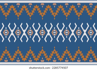 Abstract ethnic geometric ikat pattern.Tribal ethnic vector texture.Fabric pattern mandala native textile.Embroidery design