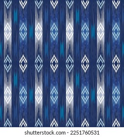 Resumen arte de patrones geométricos étnicos. Diseño para fondo, papel pintado, ropa, alfombra, cerámica, textura, azteca, tribal, tejido, tejido, bordado e ilustración vectorial.