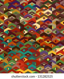 Abstract Ethnic Geometric Pattern - background african
