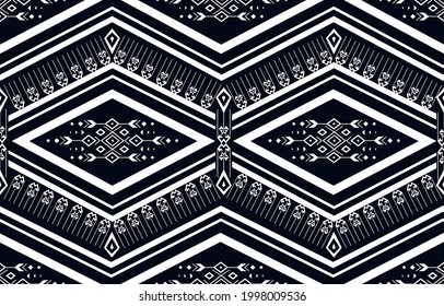 Abstract ethnic geometric pattern background design wallpaper, Indian border. traditional print vector illustration.