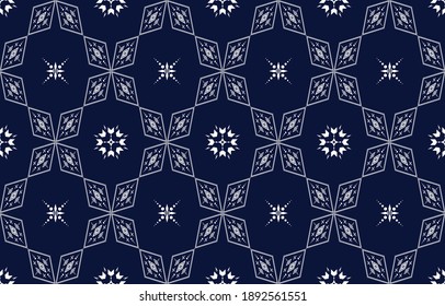 Abstract ethnic geometric pattern Design seamless pattern for background,carpet,wallpaper,clothing,wrapping,Batik,fabric,Vector illustration