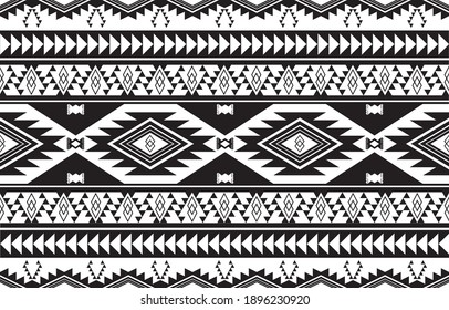 Abstract ethnic geometric pattern design for background or wallpaper