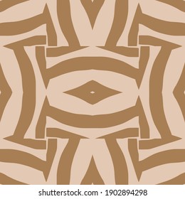 Abstract ethnic geometric pattern design inspired in african culture. Vector seamless pattern design for textile, fashion, paper, packaging and branding
