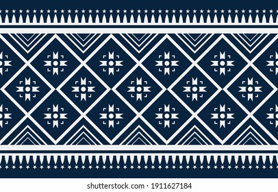 Abstract ethnic geometric pattern design for background.Vector and illustration.