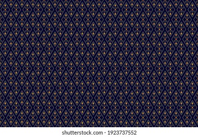 Abstract ethnic geometric pattern design for background or wallpaper
