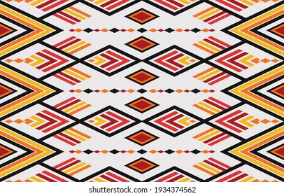 Resumen del fondo de diseño de patrones geométricos étnicos para papel pintado u otro patrón de tela.