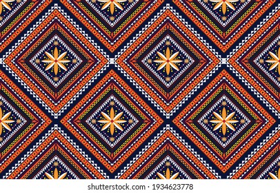 Abstract ethnic geometric pattern design for background or wallpaper