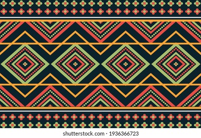 Ethnic Pattern Elements Collection Vector Illustration Stock Vector ...