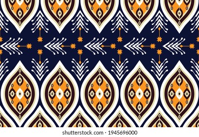 Abstract ethnic geometric pattern design for background or wallpaper, Abstract ethnic geometric pattern,print,border,tradition,ethnic oriental floral seamless pattern,illustration