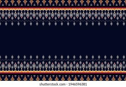 Abstract ethnic geometric pattern design for background or wallpaper