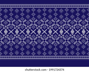 Abstract ethnic geometric pattern design for background or wallpaper.