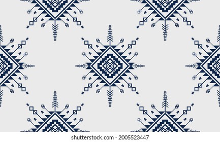 Abstract ethnic geometric pattern design for seamless background.