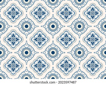Abstract ethnic geometric pattern design for background, wallpaper, clothing, wrapping, batik, fabric and sarong. Vector illustration style.
