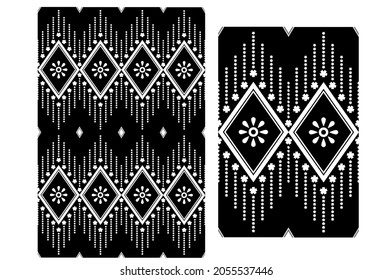 Abstract ethnic geometric pattern design seamless for background 