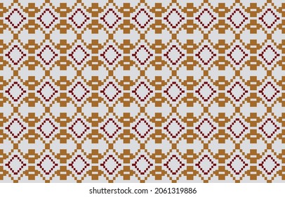 Abstract ethnic geometric pattern design background for wallpaper or other fabric pattern.