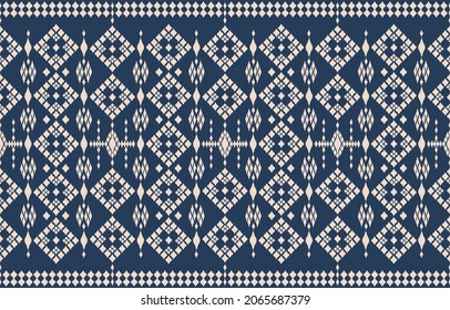 Abstract ethnic geometric pattern design for background or wallpaper.