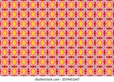 abstract ethnic geometric pattern design for background or wallpaper